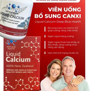 Viên Uống Bổ Sung Canxi Deep Blue Health Calcium - Hộp 60 viên
