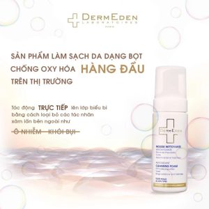 Sữa rửa mặt chống lão hoá dạng bọt DermEden AntiOxydante Cleansing Foam 150ml