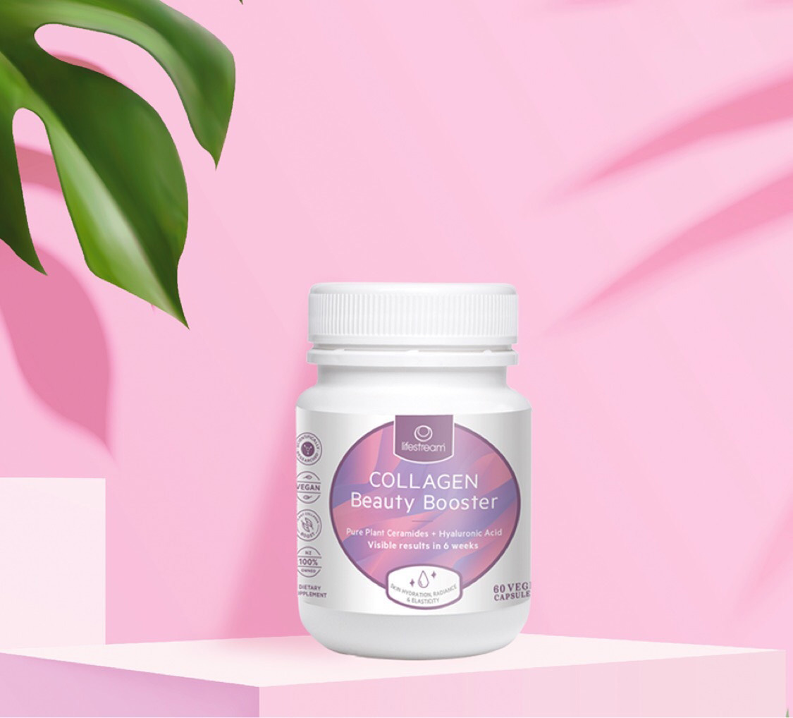 Viên Collagen chay giúp sáng da Lifestream Collagen Beauty Booster 60 viên