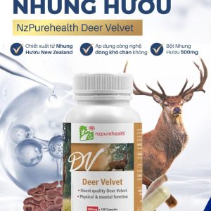 Viên Uống Nhung Hươu Deer Velvet NzPurehealth 30 viên