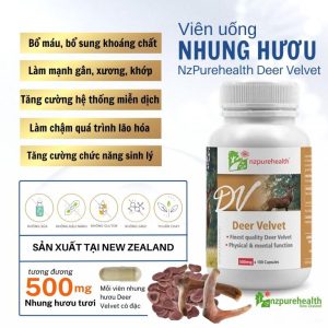 Viên Uống Nhung Hươu Deer Velvet NzPurehealth 30 viên