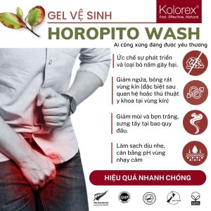 Dung dịch vệ sinh vùng kín Kolorex Horopito Wash 100ml – Giảm nấm ngứa, cân bằng pH vùng kín