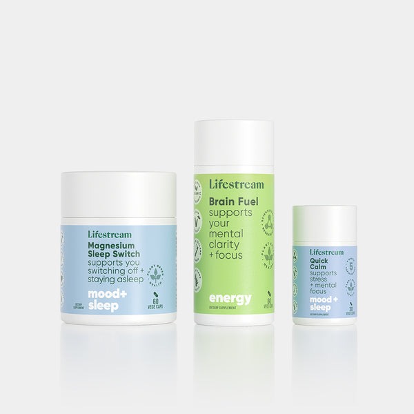 Viên uống tăng cường tập trung, tỉnh táo và năng lượng Lifestream Brain Fuel Nootropics (60 Viên)