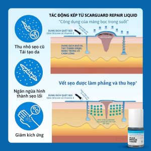Gel Trị Sẹo Lồi Scarguard Repair Liquid 15ml (Scarguard MD)