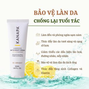 Kem dưỡng da Kanapa Luminous Day & Night Cream - Tuýp 50ml