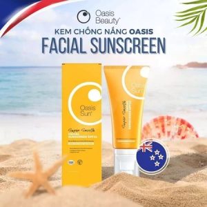 Kem chống nắng siêu mịn SPF30 Oasis Beauty Super Smooth Facial Sunscreen 50ml