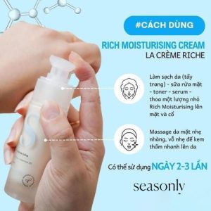 Kem dưỡng ẩm Seasonly Rich Moisturising Cream (La Crème Richie)