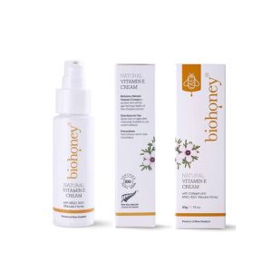 Kem dưỡng ẩm Vitamin E tăng sinh collagen Biohoney Natural Vitamin E Cream - Tuýp 50g