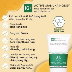 Kem mật ong 16+ Active Manuka Honey Skin Health Creme - 80ml