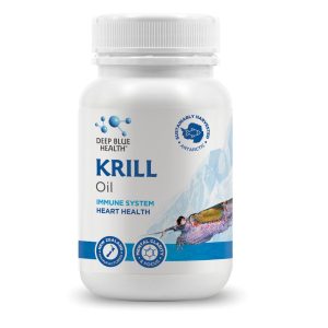 Viên uống dầu nhuyễn thể bổ sung Omega 3 Deep Blue Health Krill Oil - 60 viên