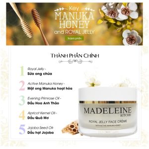 Kem Dưỡng Da Sữa Ong Chúa Royal Jelly Face Creme - 100ml