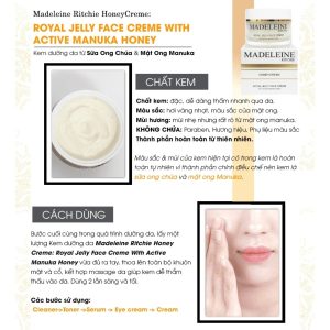 Kem Dưỡng Da Sữa Ong Chúa Royal Jelly Face Creme - 100ml