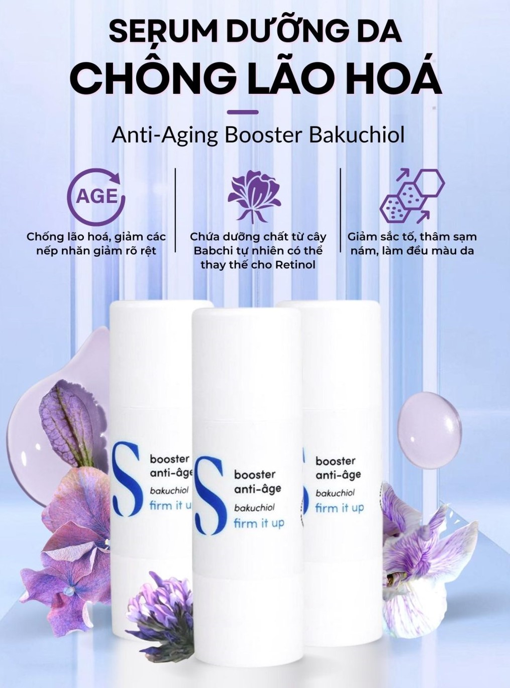 Serum tăng cường chống lão hóa chứa Bakuchiol Seasonly Anti-Aging Booster Serum 10ml