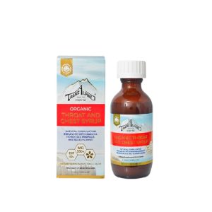 Siro giảm ho, cải thiện đau họng Organic Manuka Throat And Chest Syrup MG550+ 100ml