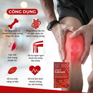 Viên Uống Bổ Sung Canxi Deep Blue Health Calcium - Hộp 60 viên