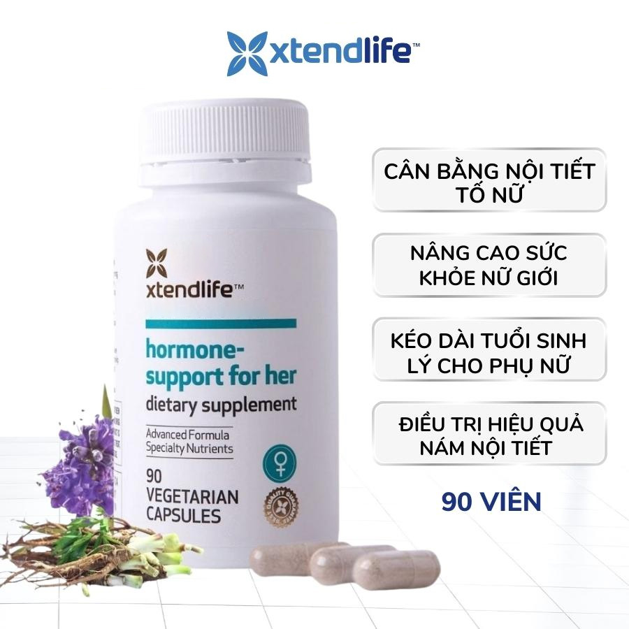 Viên Uống Điều Hòa Nội Tiết Tố Nữ Hormone Support For Her Xtend-Life (90 Viên)
