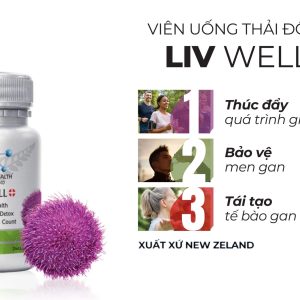 Viên Uống Giải Độc Gan Liv Well Deep Blue Health 660mg – Hộp 30 viên