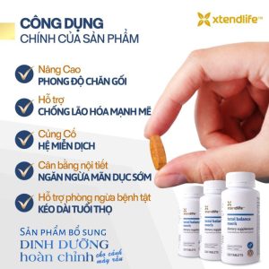 Viên bổ sung 77 vi chất cho nam giới XtendLife Total Balance Men’s (120 viên)