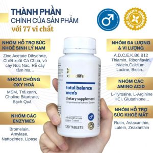 Viên bổ sung 77 vi chất cho nam giới XtendLife Total Balance Men’s (120 viên)