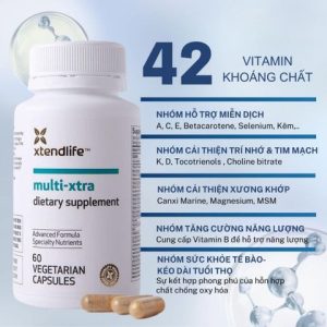 Vitamin tổng hợp cho gia đình Xtend-Life Multi-Xtra 60 viên