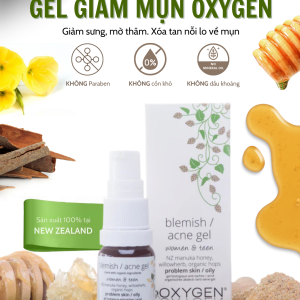 Gel giảm mụn mờ thâm OXYGEN Blemish Acne Gel 10ml