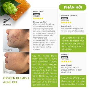 Gel giảm mụn mờ thâm OXYGEN Blemish Acne Gel 10ml
