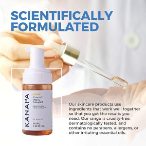 Sữa rửa mặt tạo bọt cân bằng pH Kanapa Foaming Facial Cleanser XtendLife - Chai 100ml