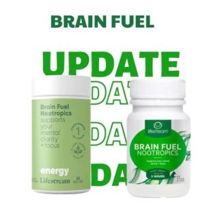 Viên uống tăng cường tập trung, tỉnh táo và năng lượng Lifestream Brain Fuel Nootropics (60 Viên)