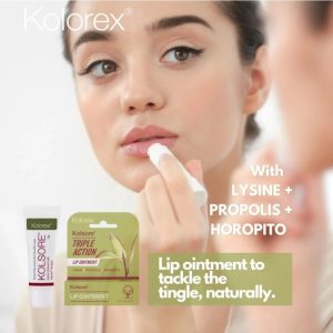 Kem hỗ trợ chàm môi, herpes môi Kolorex Kolsore Lip Care Ointment