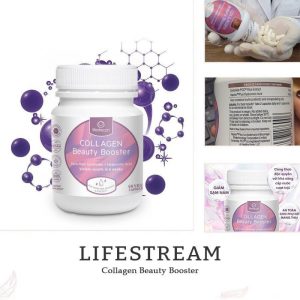 Viên Collagen chay giúp sáng da Lifestream Collagen Beauty Booster 60 viên