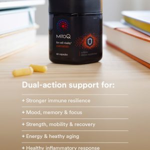 Viên uống hỗ trợ miễn dịch, chống oxy hóa MitoQ Curcumin 60 Viên