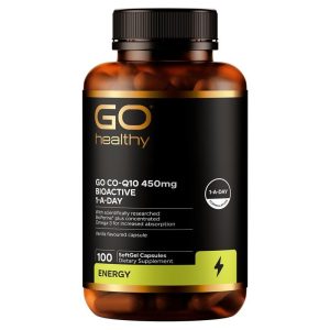 Viên uống hỗ trợ tim mạch GO Healthy Co-Q10 450mg One-A-Day 100 Viên