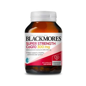 Viên uống hỗ trợ tim mạch, chống oxy hóa Blackmores Super Strength Q10 300mg｜60 Viên
