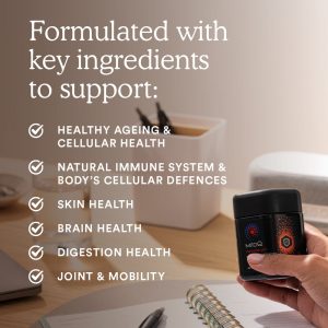 Viên uống tăng cường miễn dịch, chống lão hóa MitoQ Curcumin Pro 60 viên